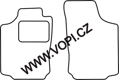 Autokoberce Opel Combo C 2 místa 2002 - 2011 Perfectfit (3445)